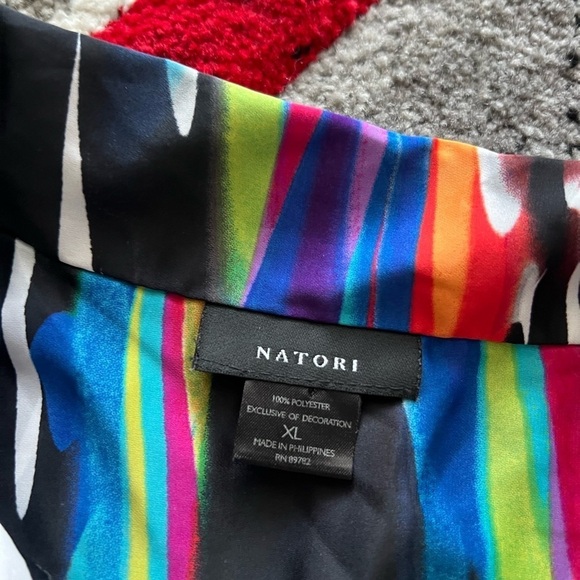 Natori Colorful Abstract Shirt - Picture 3 of 4